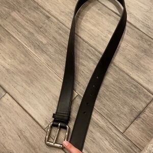 NWOT Michael Kors genuine black leather belt- M